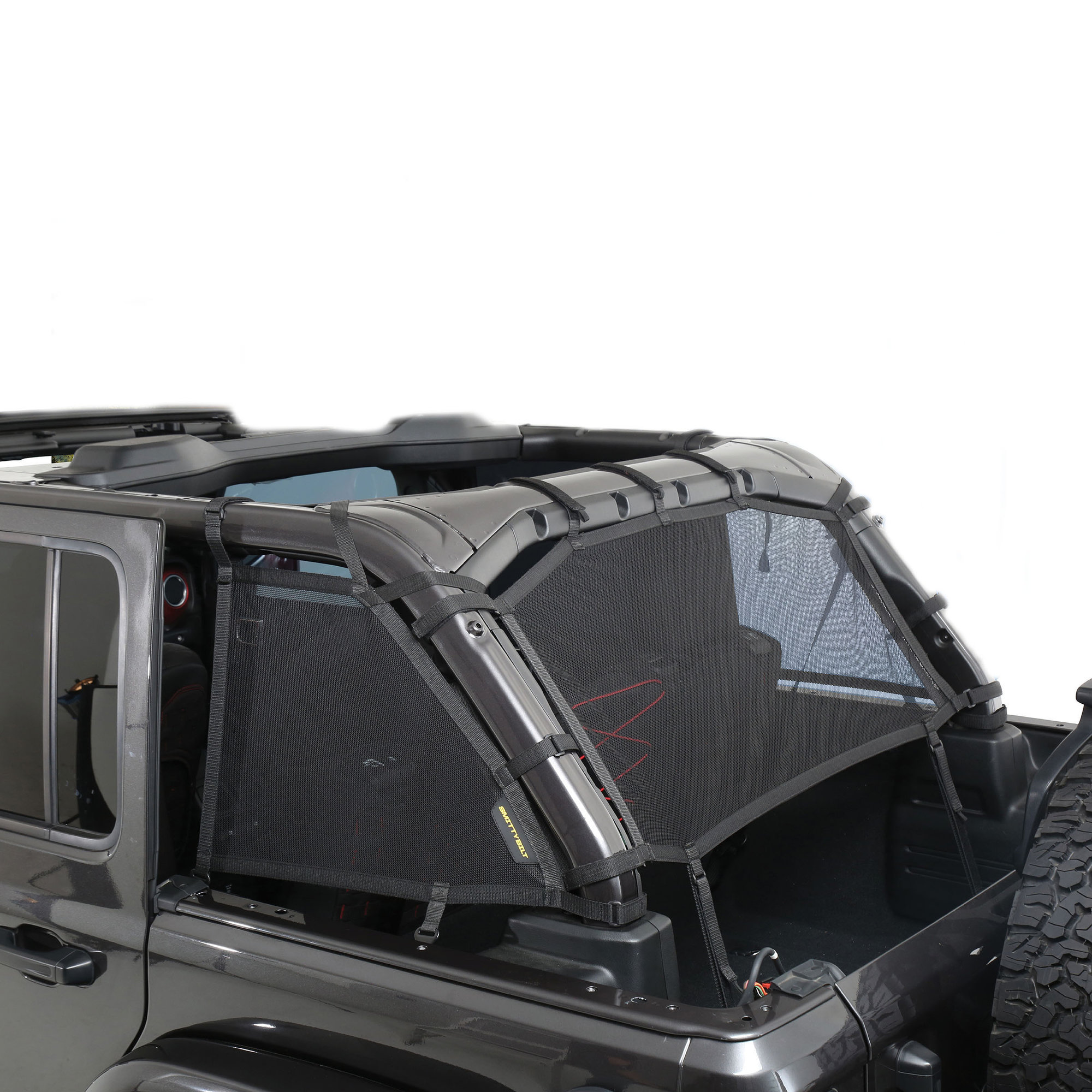 Smittybilt 97501 Cloak Mesh Sides & Rear for 18-23 Jeep Wrangler